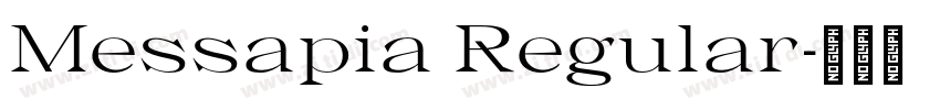 Messapia Regular字体转换